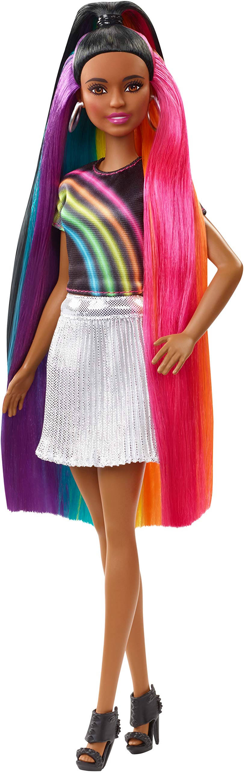 Barbie️ Rainbow Sparkle Hair Doll