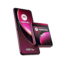 Motorola RAZR 40 Ultra (Display Flessibile 6.9″ pOLED 165Hz, Display Esterno Full Screen 3.6″ pOLED, 5G, Selfie Cam 32 MP, 8, 256 GB, 3800 mAh, Caricatore 33W, Dual SIM, Android 13), Viva Magenta