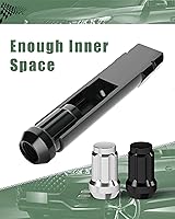 Vista 6 de Llave de Tuercas de Seguridad Estriadas Pequeñas de 6 Puntos Herramienta de Dado para Afinador - Llave de Tuerca de Seguridad de Diámetro Compatible