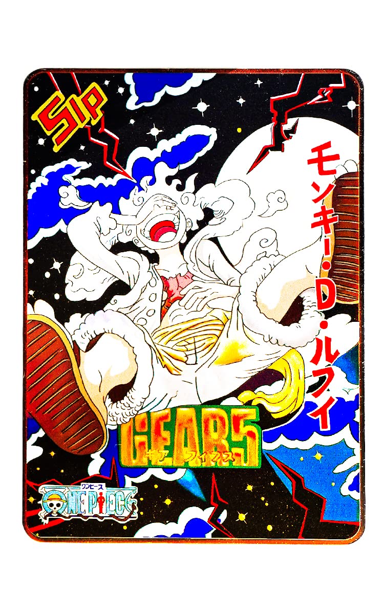 One Piece Luffy Gear 5 (Renren Fruit Eudemons Nika Form) Collector's Edition Metal Silver Card-Limited Sale
