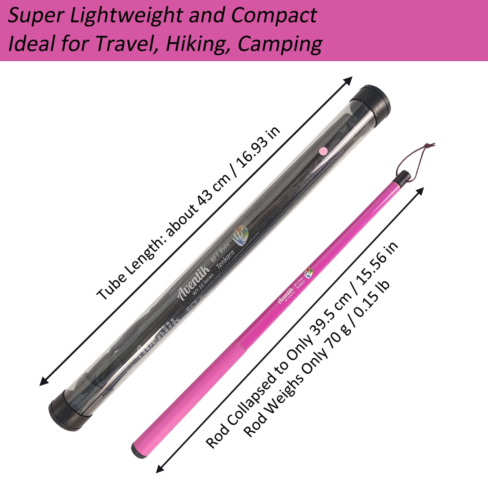 Tenkara Fishing Rod Aventik FreshStart Tenkara Rod In 7ft8ft