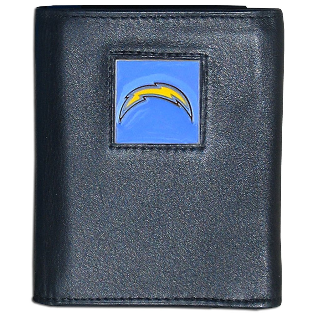 SiskiyouNFL San Diego Chargers Leather Tri-Fold Wallet