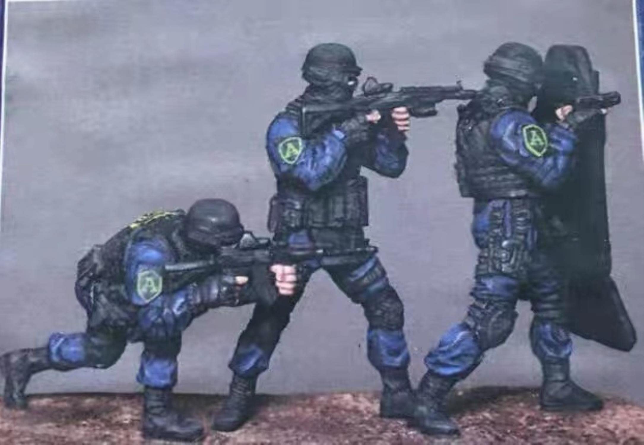 1/35 Harzfigur Modellbausätze GK 3 Moderne Polizei Unmontierter und unbemalter Bausatz 152