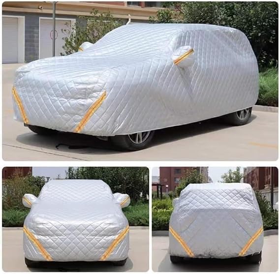 Heavy Duty Hail Protection Car Cover Compatible With GWM Haval Jolion Pro Hybrid 2025-2026 Thickened Anti-Hail Full Car Cover | All Weather Waterproof Hail Car Cover, Anti-Hail Windproof Outdoor