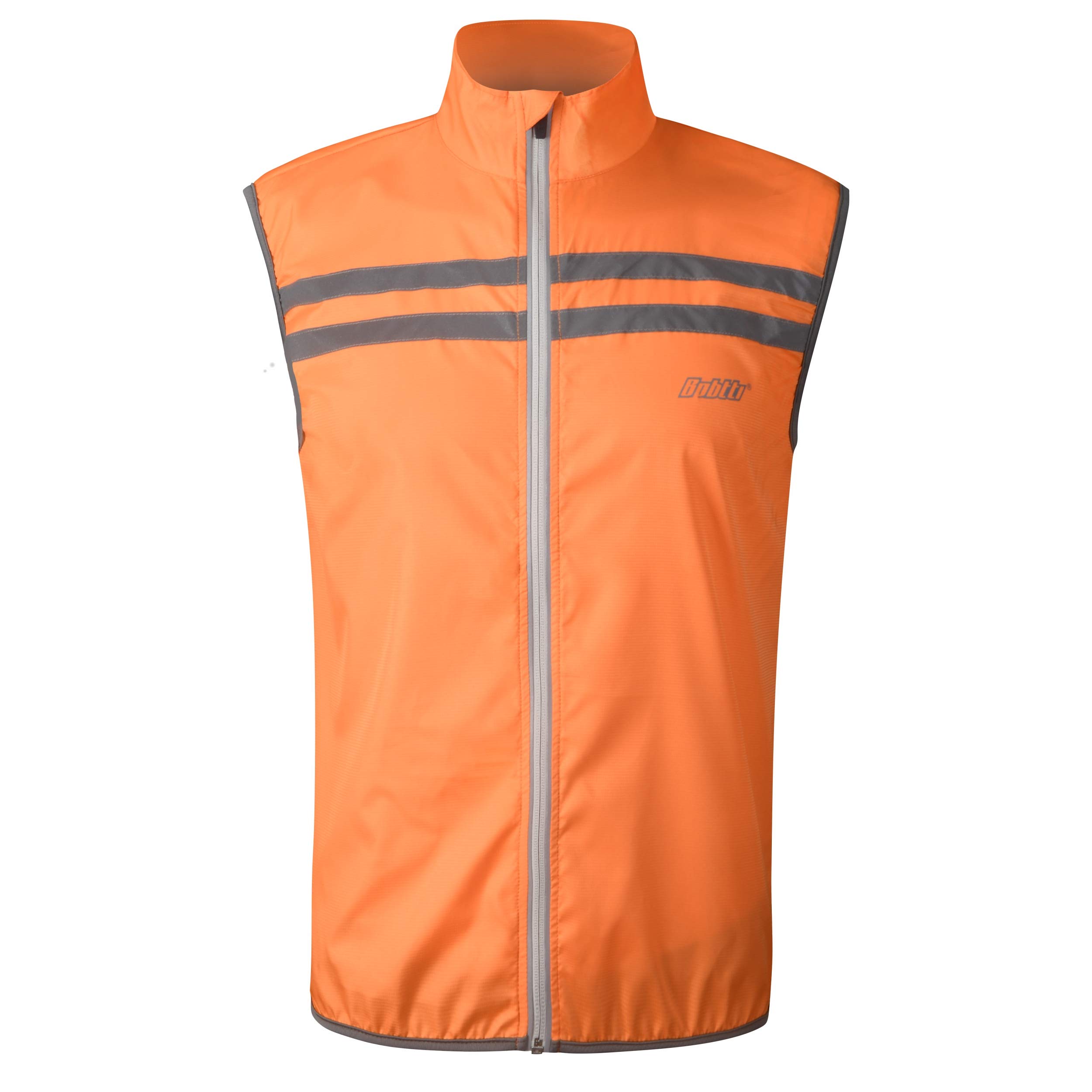 bpbtti Chaleco de ciclismo de alta visibilidad para hombre, sin mangas, resistente al viento y reflectante