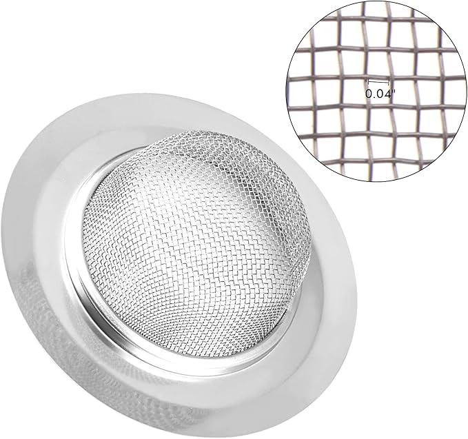 Colador de Cocina de Malla de Acero Inoxidable 2 Unidades miniatura 4