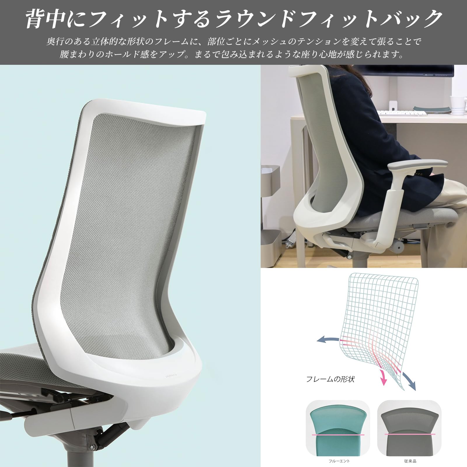 Amazon | オカムラ フルーエント オフィスチェア デスクチェア