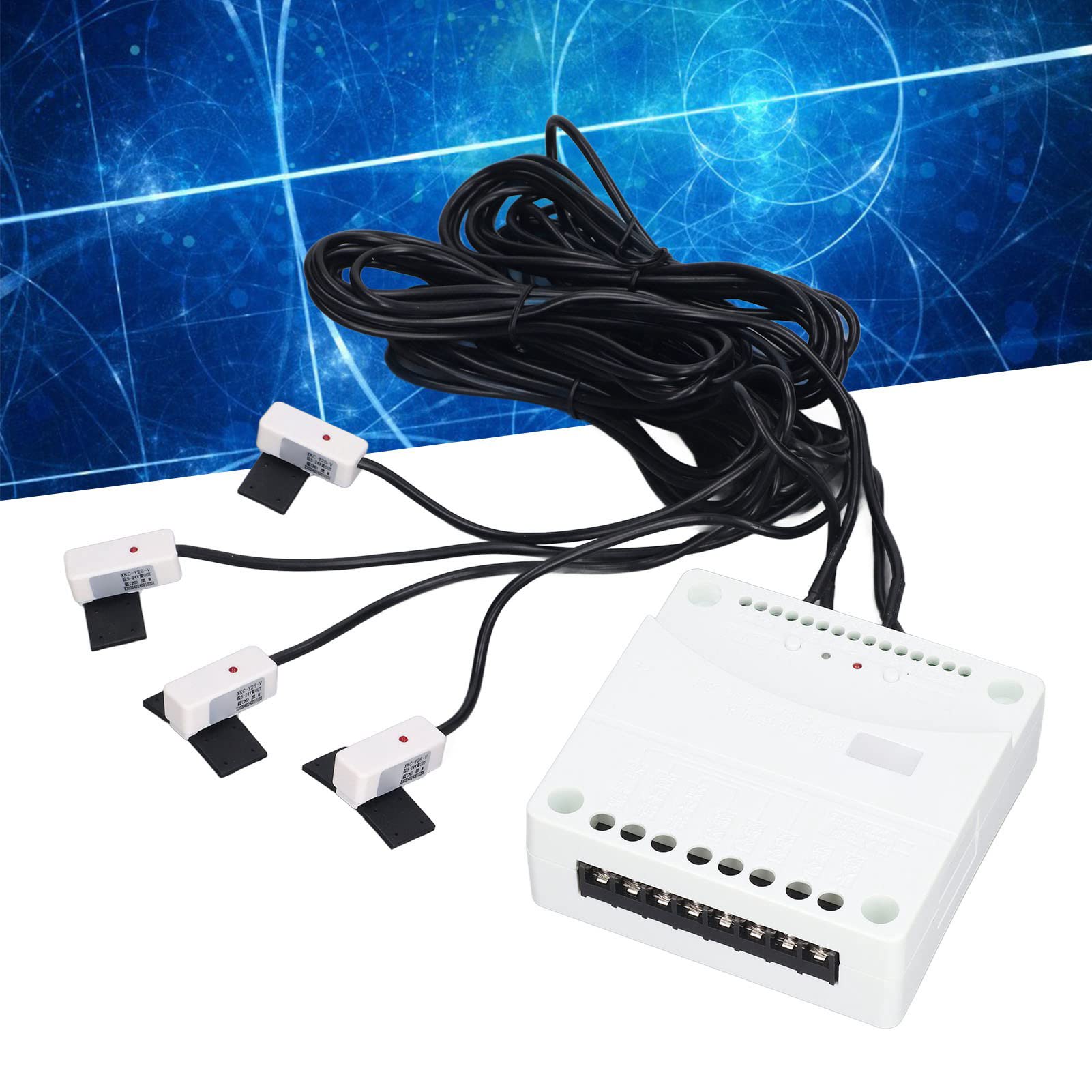 Controlador de Nivel de Líquido sin Contacto Controlador de Nivel de Agua Automático Controlador de Bomba de Líquido con 4 Sensores de Detección AC220V