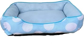 Amazon ペットベッド ペットクッション マット カドラー 犬 猫 ドッグ 室内 おしゃれ かわいい 夏用 水玉 Sサイズブルー アジアトップトレーディング ベッド クッション 通販 Amazon ペットベッド ペットクッション マット カドラー 犬 猫 ドッグ 室内 おしゃれ かわいい 夏用 水玉 Sサイズブルー アジアトップトレーディング ベッド クッション 通販