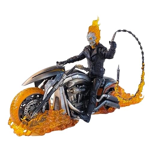 Ghost Rider Action Figure, Nero, Taglia Unica Unisex