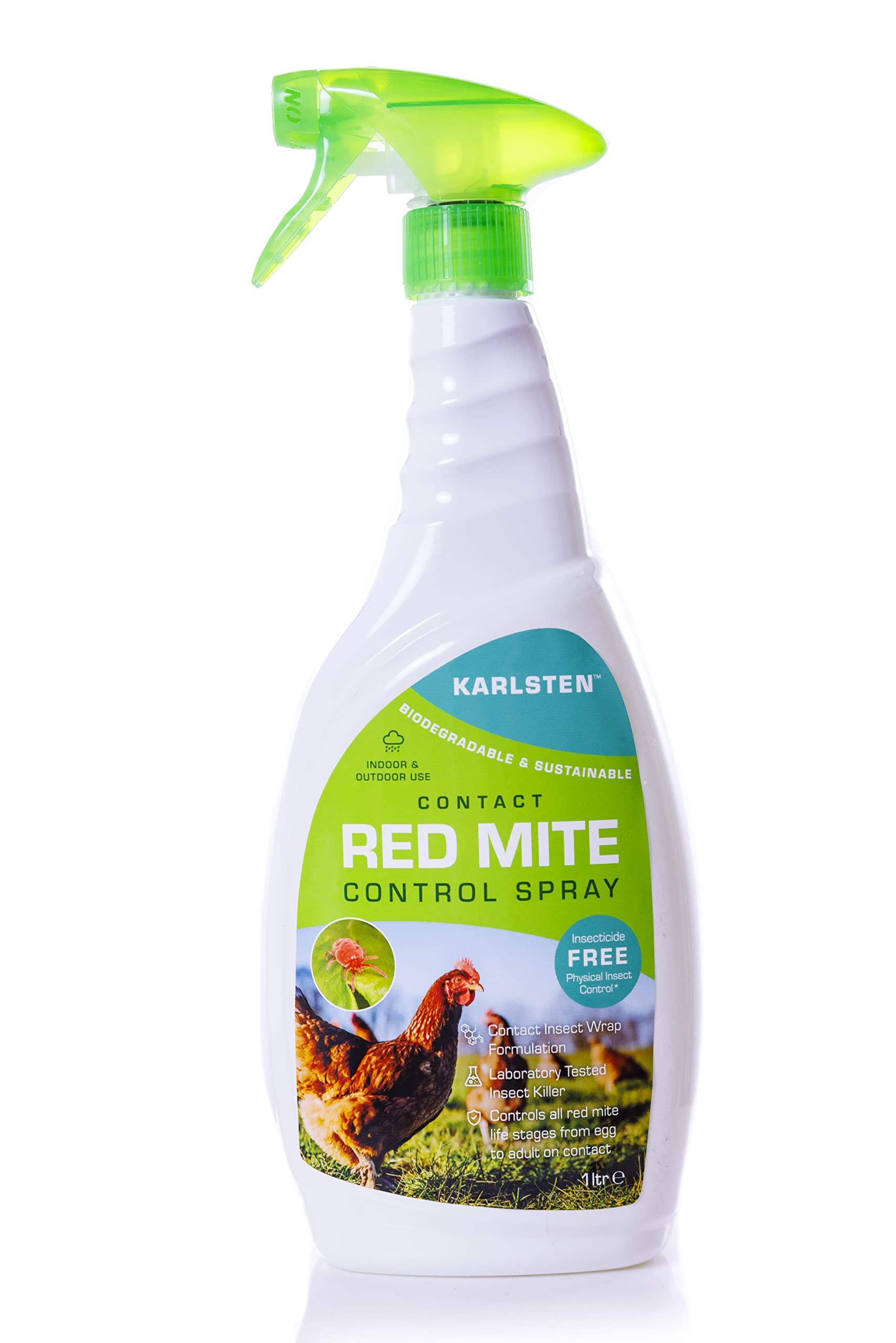 Karlsten Natural Red Mite Killer Spray – 1L | Fast-Acting Red Spider Mite Treatment for Plants & Home | Powerful, Effective Pest Control