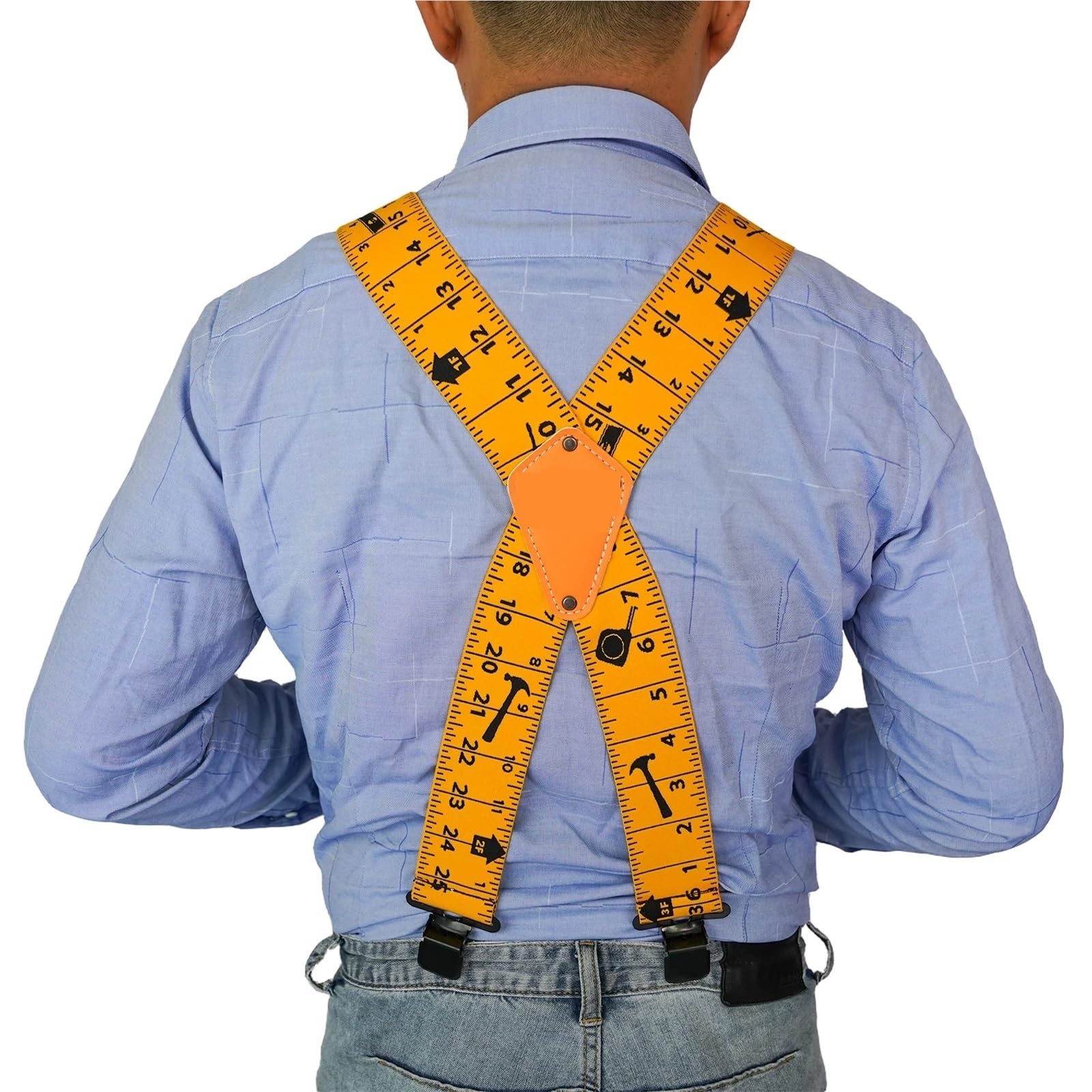 Tirantes Hombre Tirantes Elásticos De 5 Cm Ancho For Hombre, Ajustables Y En Forma X con Clips Resistentes(Color10)