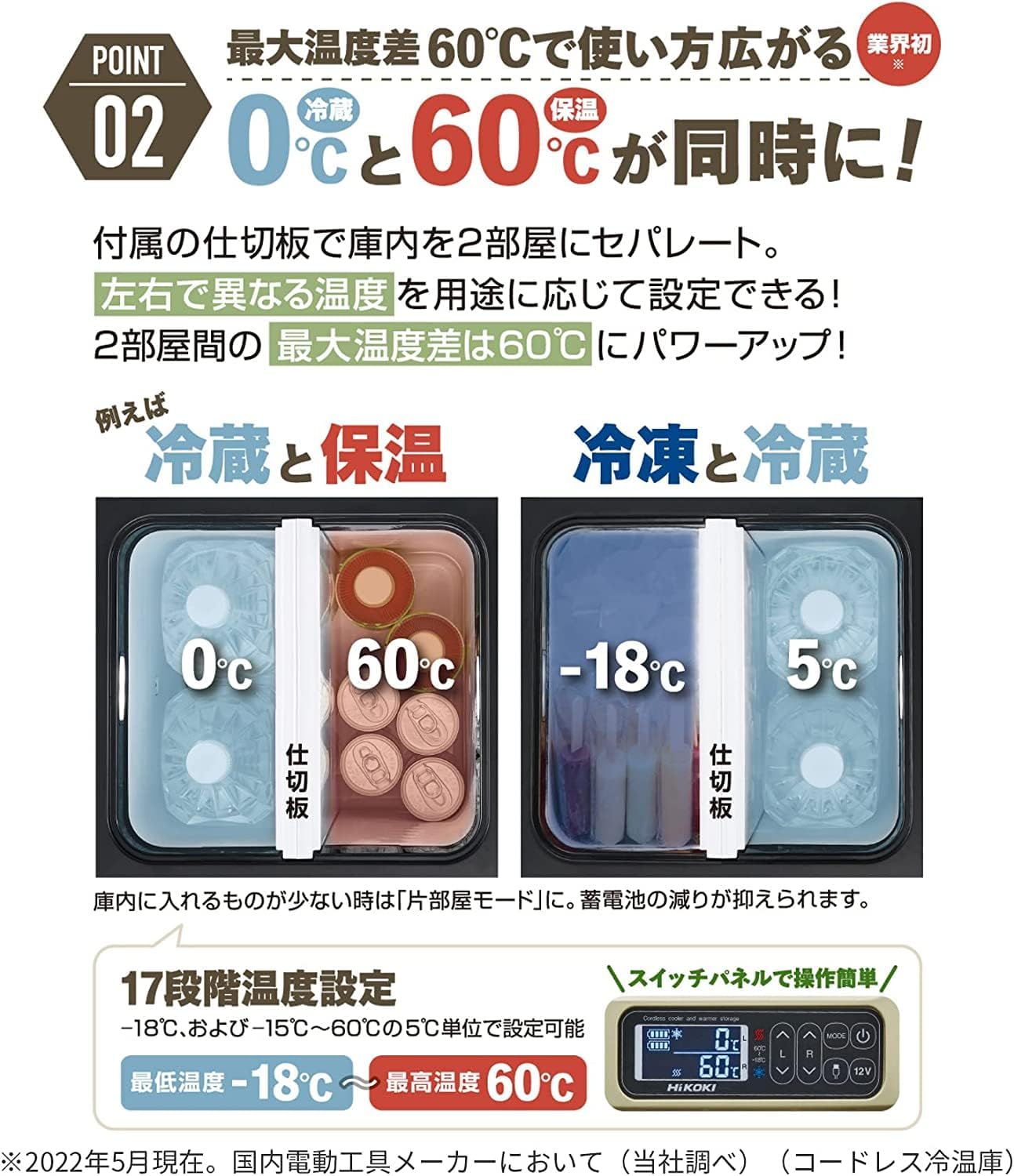 ハイコーキ（HiKOKI）｜UL18DC（18L）の商品説明画像2