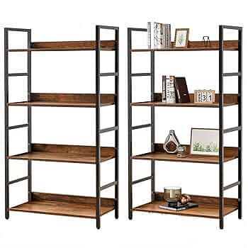 Amazon｜LeYoi オープンシェルフ ラック 棚 本棚 おしゃれ 収納