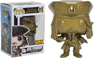 Funko Jack Sparrow (Hot Topic Exc): Pop! Vinyl Figure & 1 Compatible Graphic Protector Bundle (273 - 13842 - B)