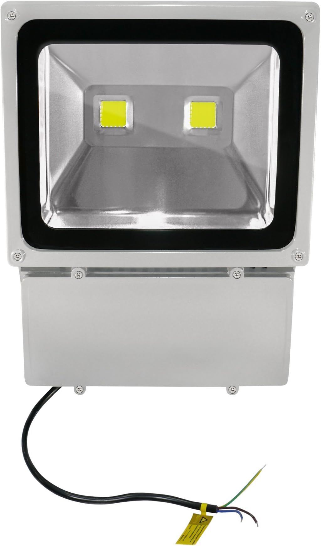 LED Außenfluter IP 65–100 Watts Cold white 5000 Kelvin - 9600 Lumen Replaces 950–1000 Watt Halogen Bulbs) Set of 10 [Energy Class A]