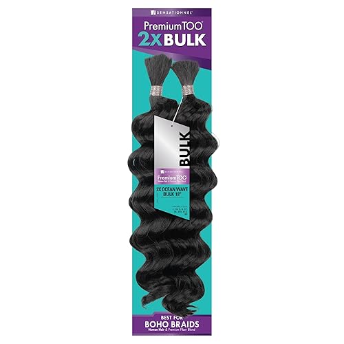Sensationnel PremToo bulk weaving – 2x ocean wave human hair