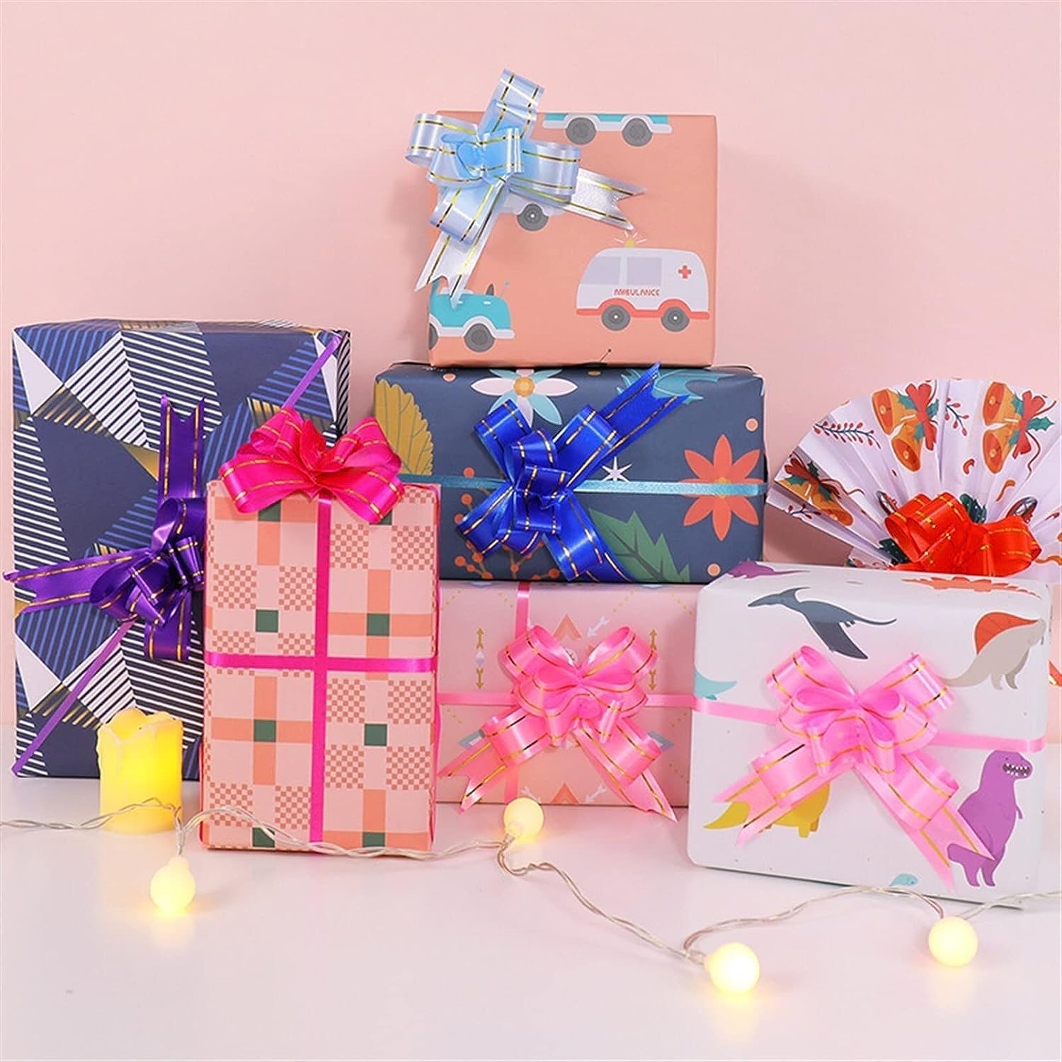 Papel De Embalaje, Papel De Navidad, Papel de regalo navideño, papel de regalo navideño, cortador de papel de regalo 50 * 70 cm Decoración de dibujos animados Papel de regalo de cumpleaños DIY for niñ