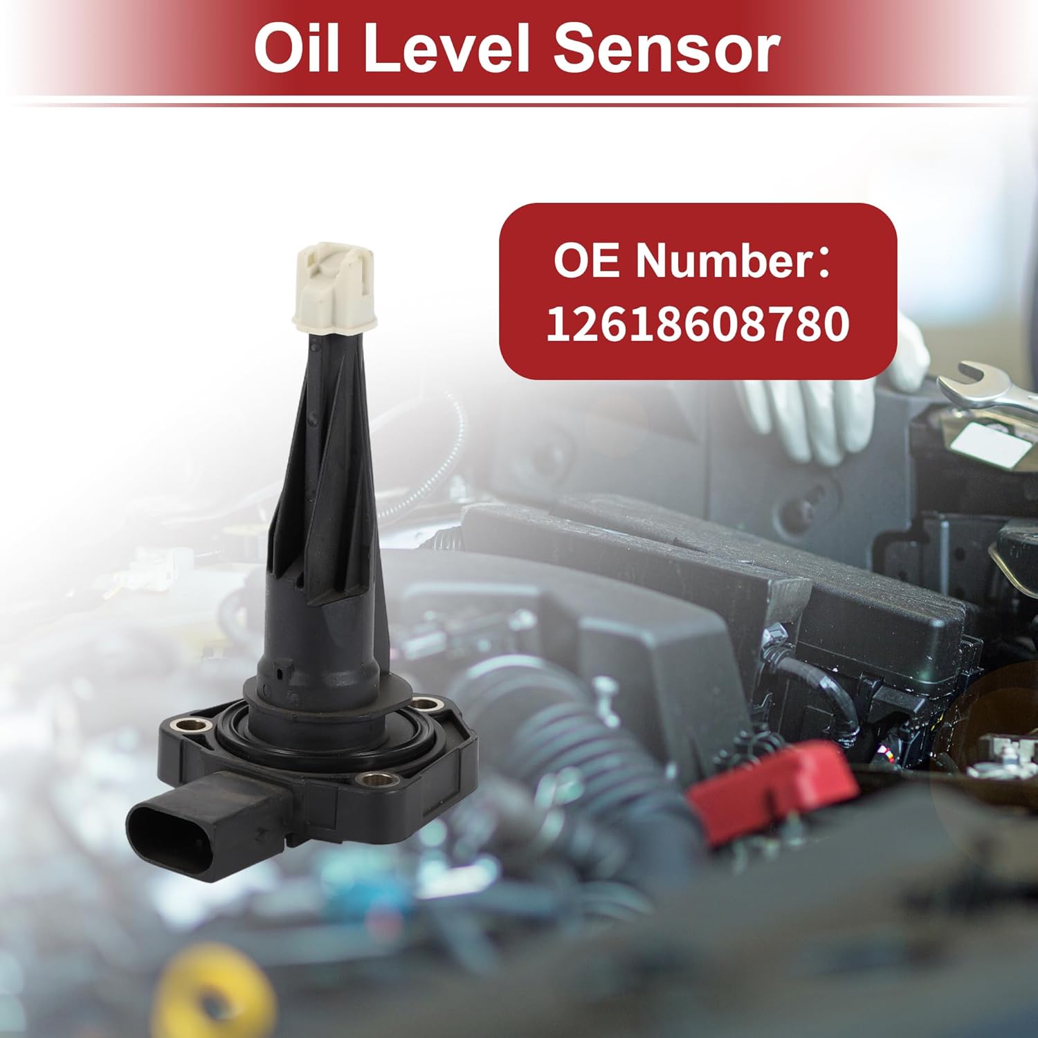 ACROPIX Engine Oil Level Sensor Oil Levelling Sensor for BMW 328d Base 2014 2018 2.0L L4 - Diesel No.12618608780