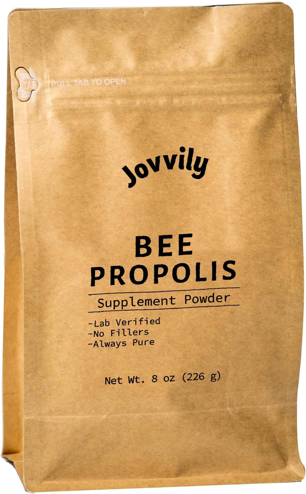 Jovvily Bee Propolis Powder - 8 oz - Lab Verified - Always Pure - No Fillers