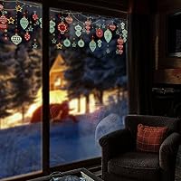 Vista 6 de Adhesivos florales para ventana con hojas verdes para decorar puertas de vidrio, hojas tropicales de plátano