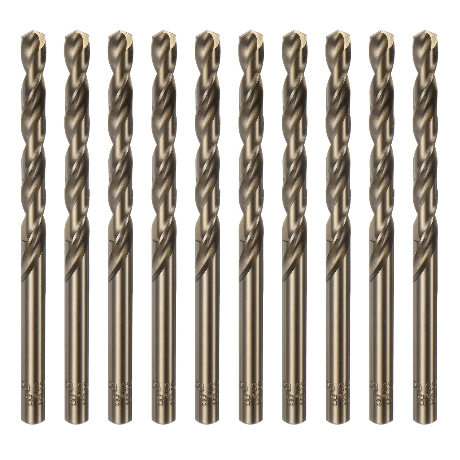 Jeu De 13 Forets à Gauche M2, Revêtement En Nitrure De Titane (1/16