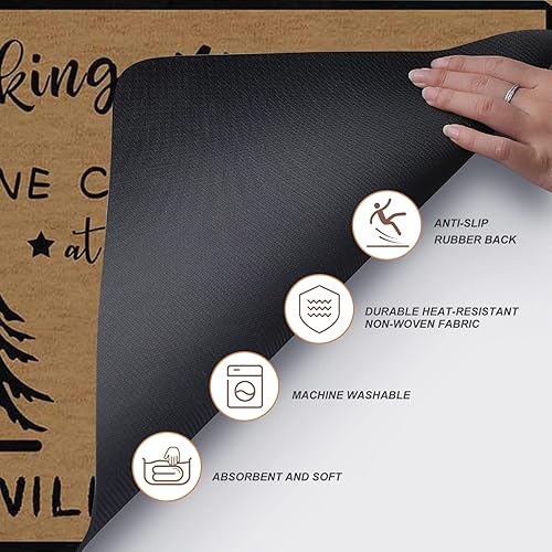 Miniatura 11 de Magimagine Tapete personalizado para puerta de camping con texto, tapete personalizado para cámper, accesorios personalizados, decoración de Multi