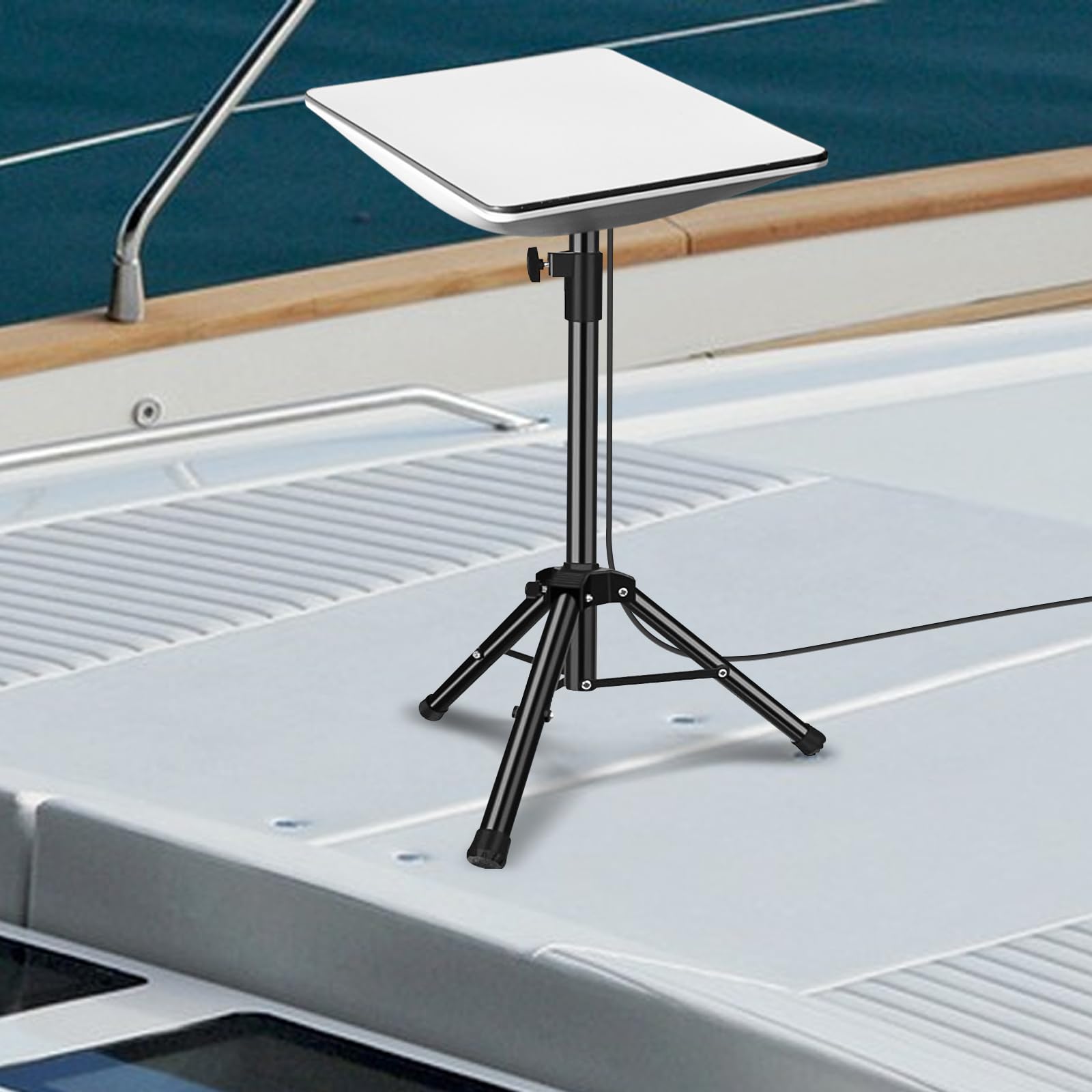 Starlink Gen 3 statiefstandaard, draagbare Starlink Gen 3 montagekit met Starlink Gen 3-pijpadapter en 60cm-95cm telescopische stang, compatibel met Starlink Standard V3 schotel