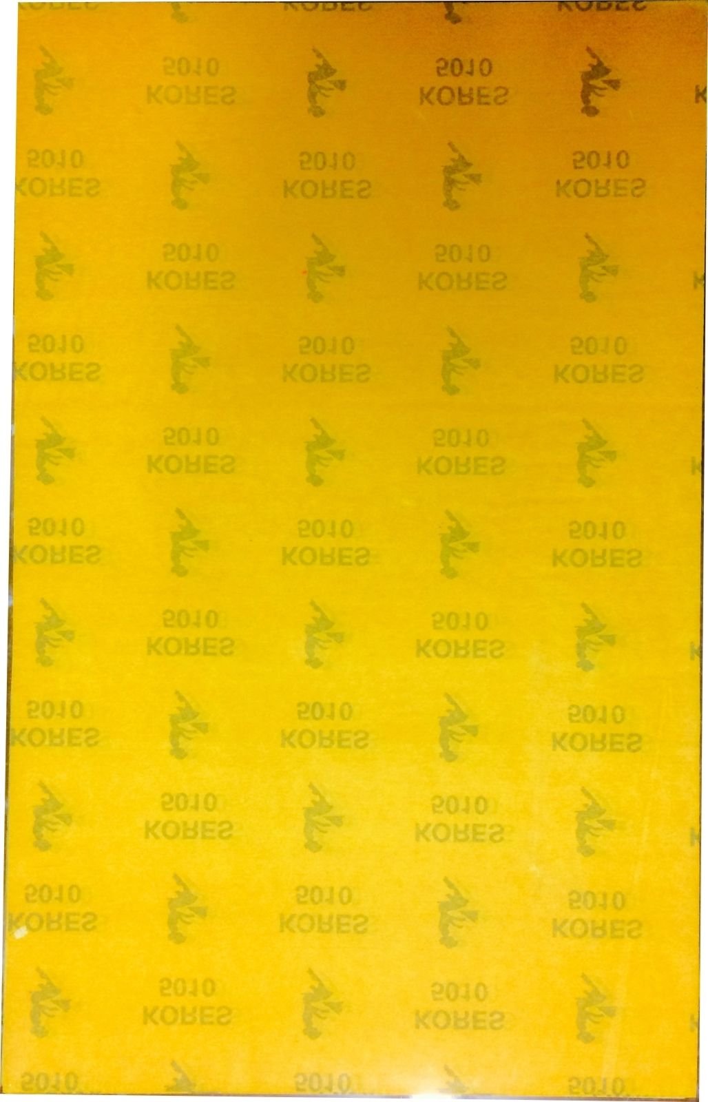 A4 210X330MM Carbon Paper 100 Sheets Premium Quality- Hand Copy Long Last 5 Different Color (Yellow)