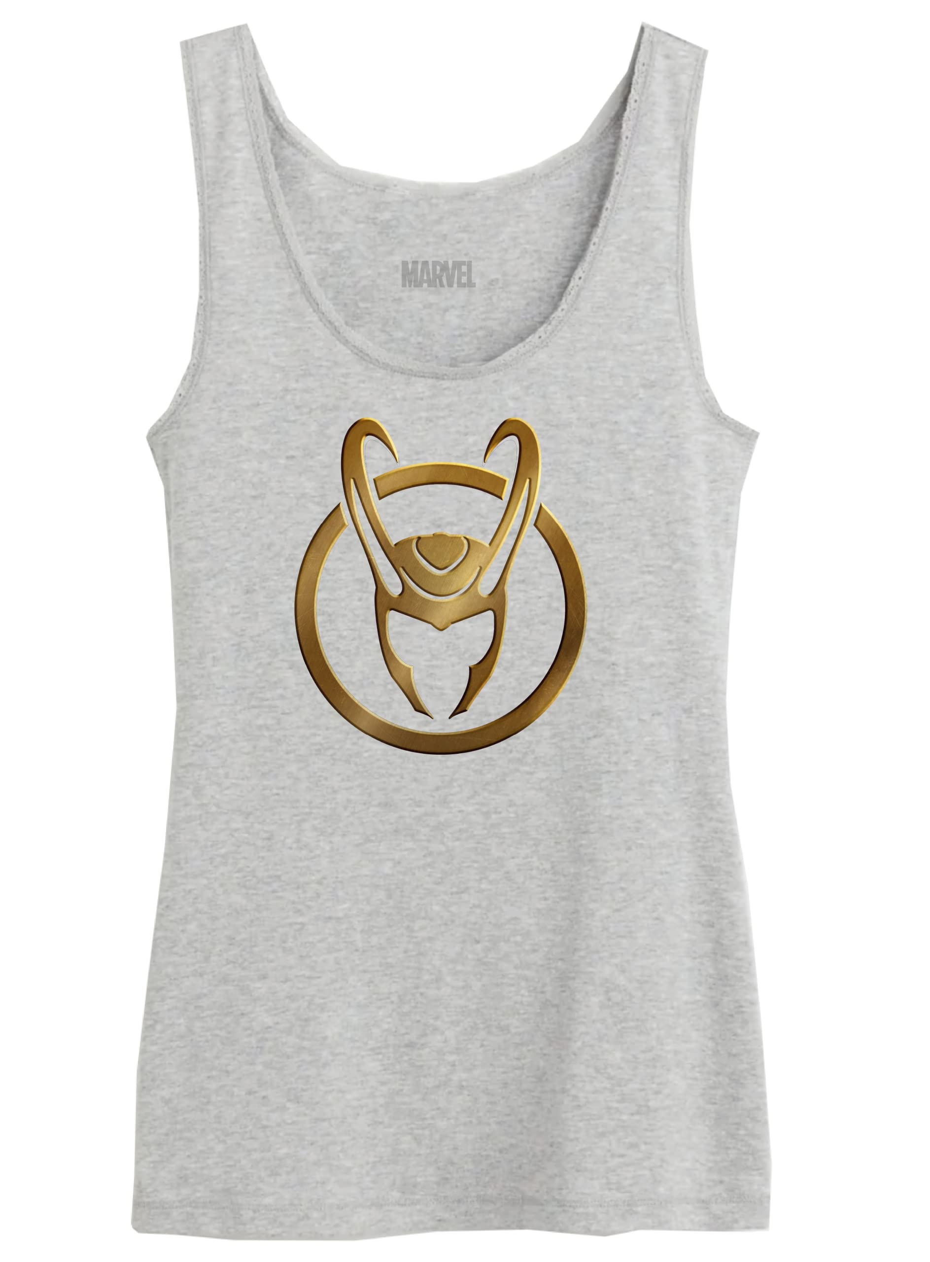 Marvel Women's Tank Top, Melange Grey, S