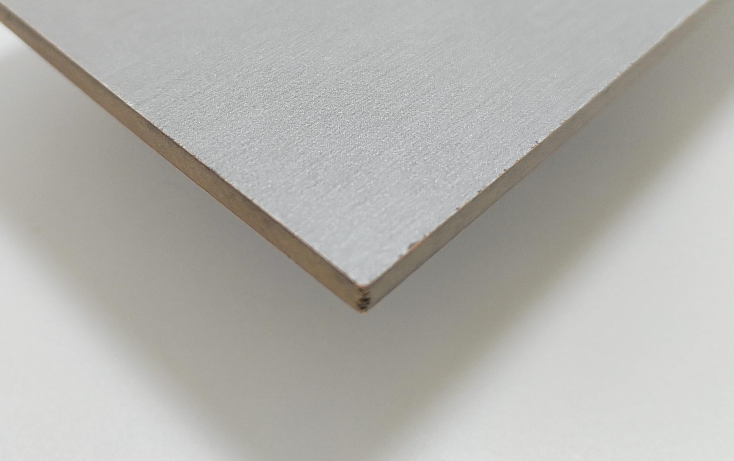 Pannelli HPL in Bachelite Alta Qualità – Stratificato Compatto, Spessore 4 mm, Diversi Colori e Misure, Resistenti e Durevoli (Alluminio satinato, cm 130x75)