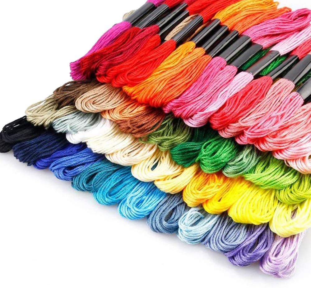 Padmashri Embroidery Floss 500pcs Skeins Cross Stitch Thread Rainbow Color Friendship Bracelets Floss Crafts Floss-picture-24