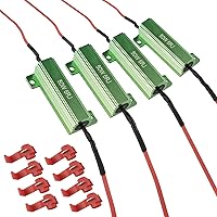 Vista 5 de iBrightstar Resistencias de carga de 50W 6ohm para Fix LED Bulb Fast Hyper Flash Turn Signal Blink Error Code