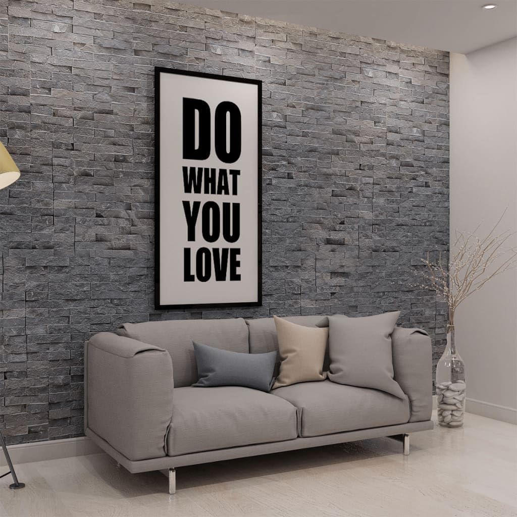 Wall Cladding Panels 5 pcs Marble Black 5.4 ft² Hardware,Building Materials,Siding Black 51.15 LBS