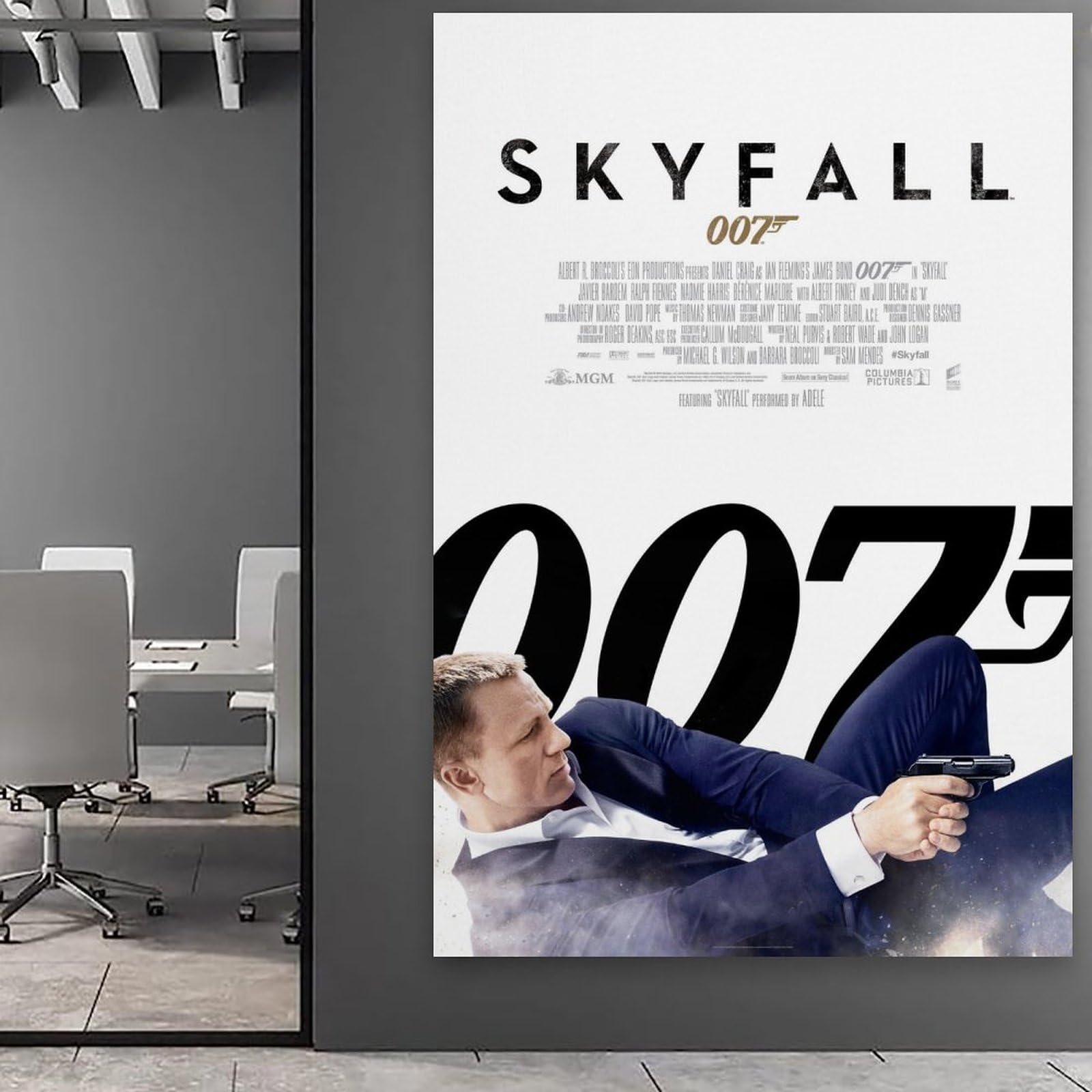 Amazon.co.jp: 007-スカイフォール映画のポスター バスルーム ベッド