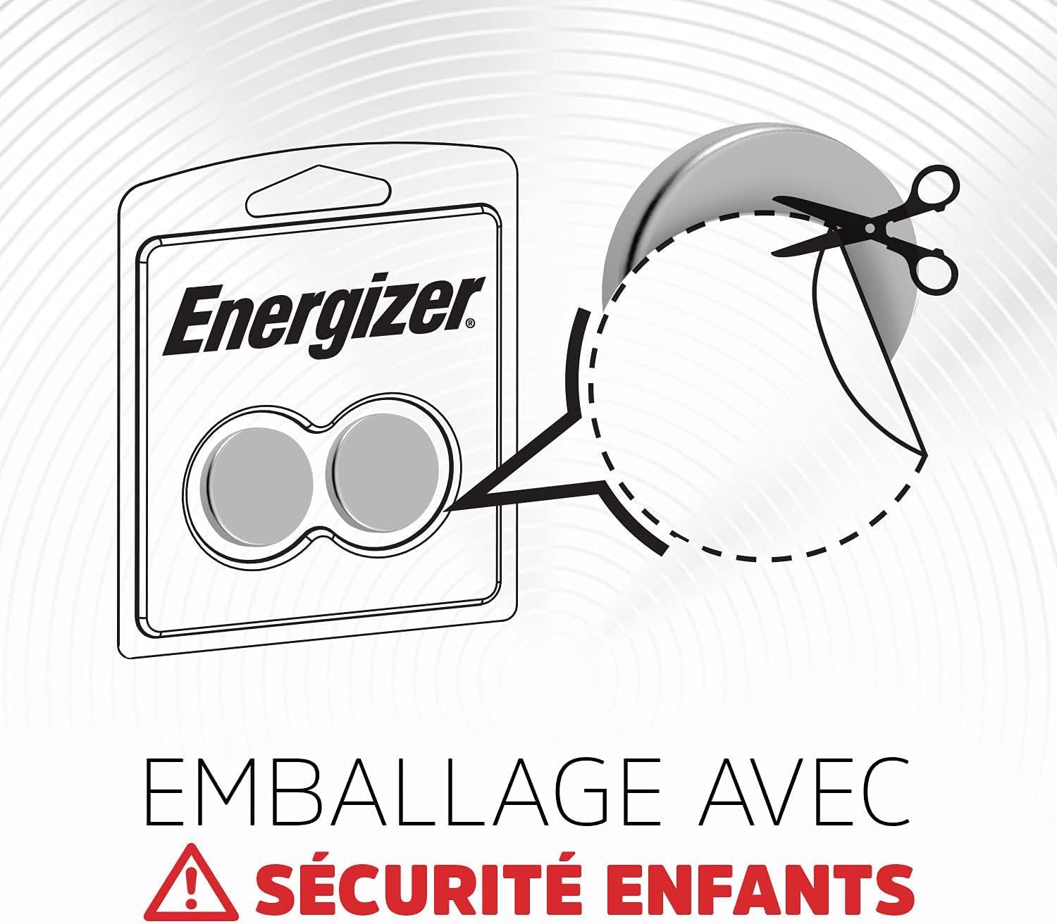 Energizer Lithium - CR 2032 Pile Bouton (Lot de 12) - Piles 3V - pour L'Air Tag, Clés, appareils Maison, Sport et médicaux - Emballage sécurisé - Conservation 10 Ans [Exclusivité Amazon]