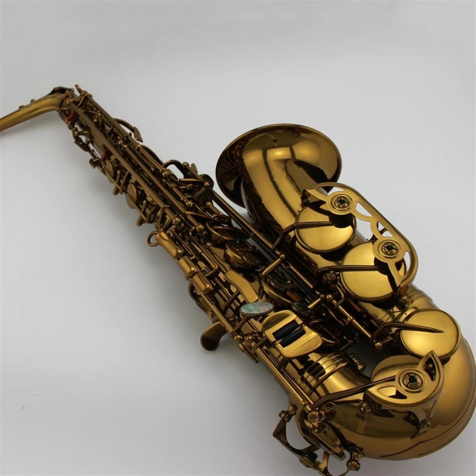Saxofón Saxofón Para Estudiantes, Llave Dorada, Saxofón Profesional, Color Champán, Saxofón Alto