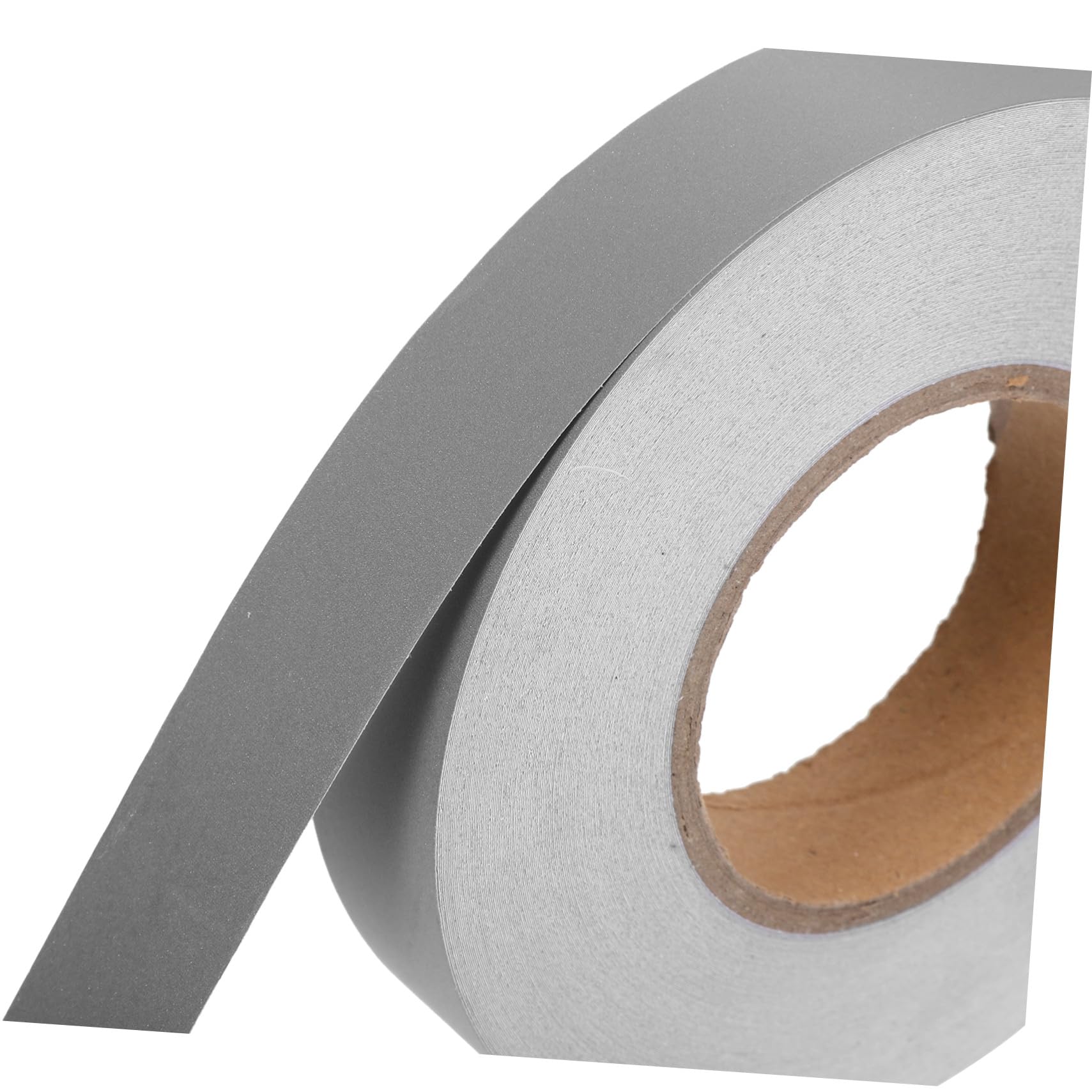 Graues Selbstklebendes Reflektorband aus Stoff für Fahrräder und Gepäck
