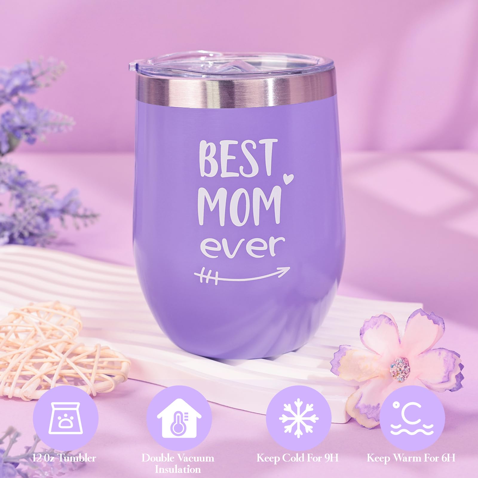 Regalos para el día de la madre, juegos de canasta de spa relajante para mamá de parte de hija hijo, manta Best Mom Ever para el día de la madre, manta suave y cálida con letras, regalos únicos para