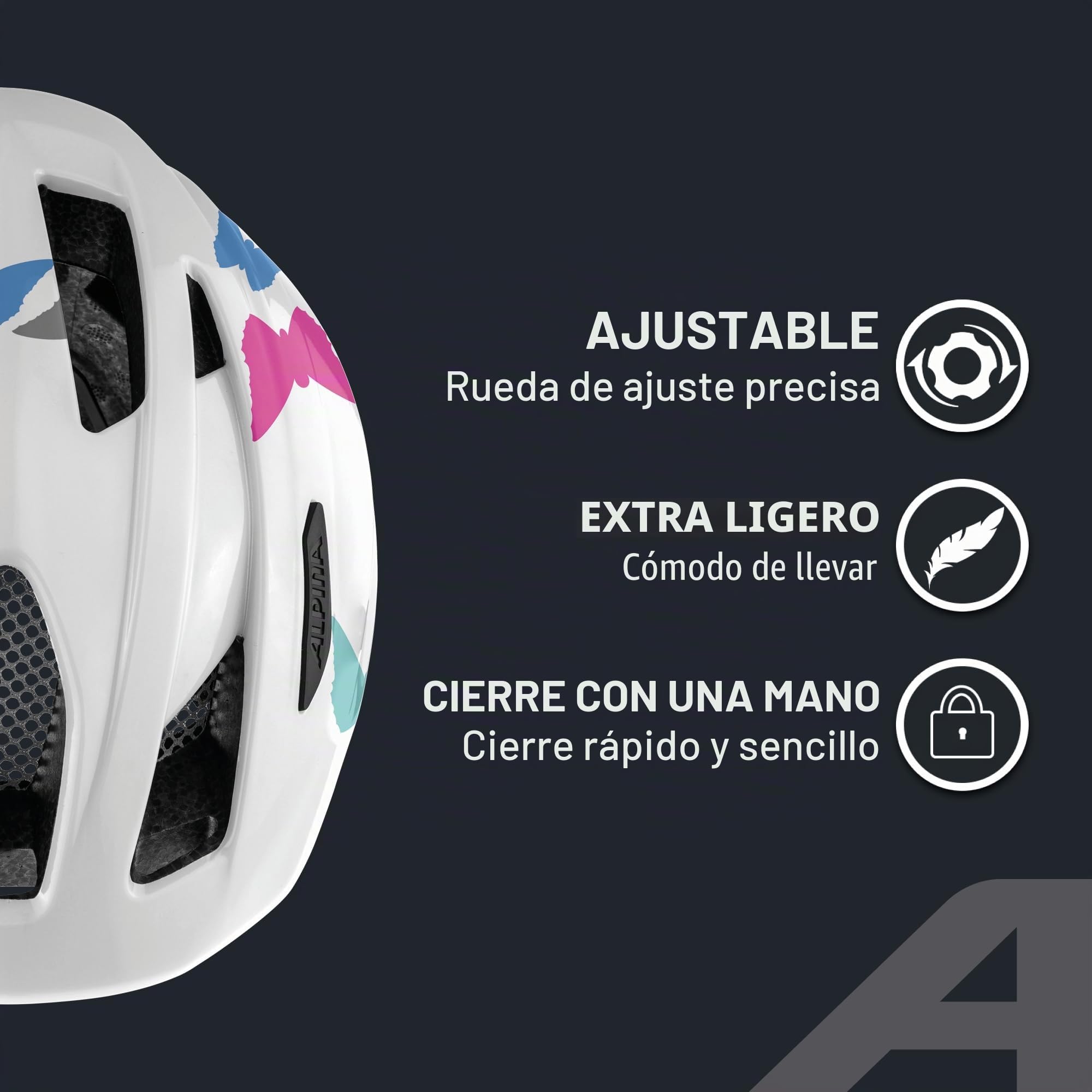 ALPINA Pico Casco de Bicicleta, Unisex Niños
