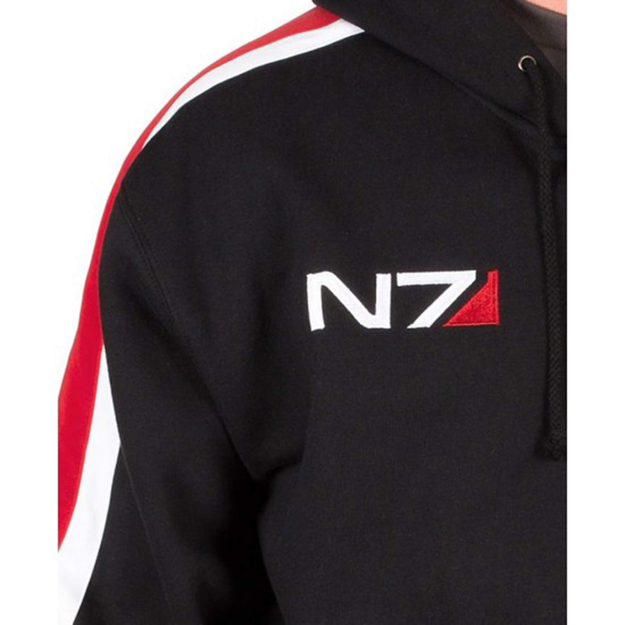 LP-FACON Veste à capuche en polaire pour homme - Costume de jeu vidéo - Noir