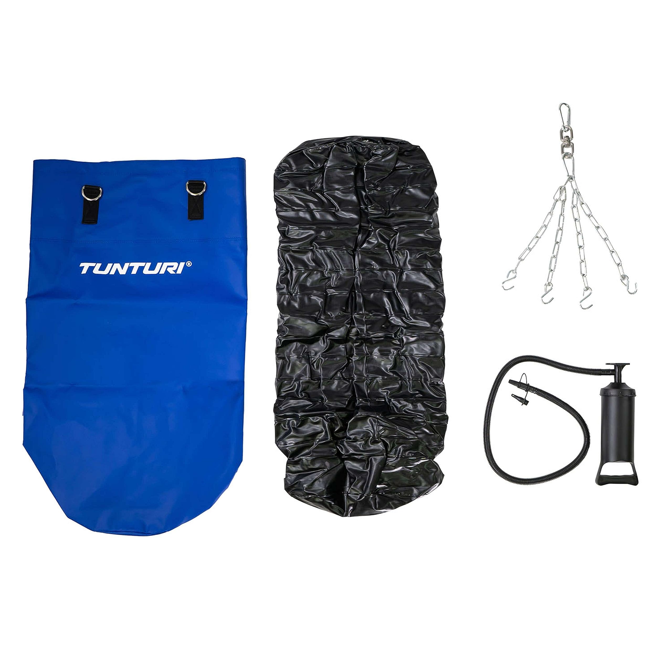 Tunturi Sacco da boxe da appendere, riempito con acqua, lunghezza 100 cm o 150 cm, per boxe, colpire, calci, calci per adulti