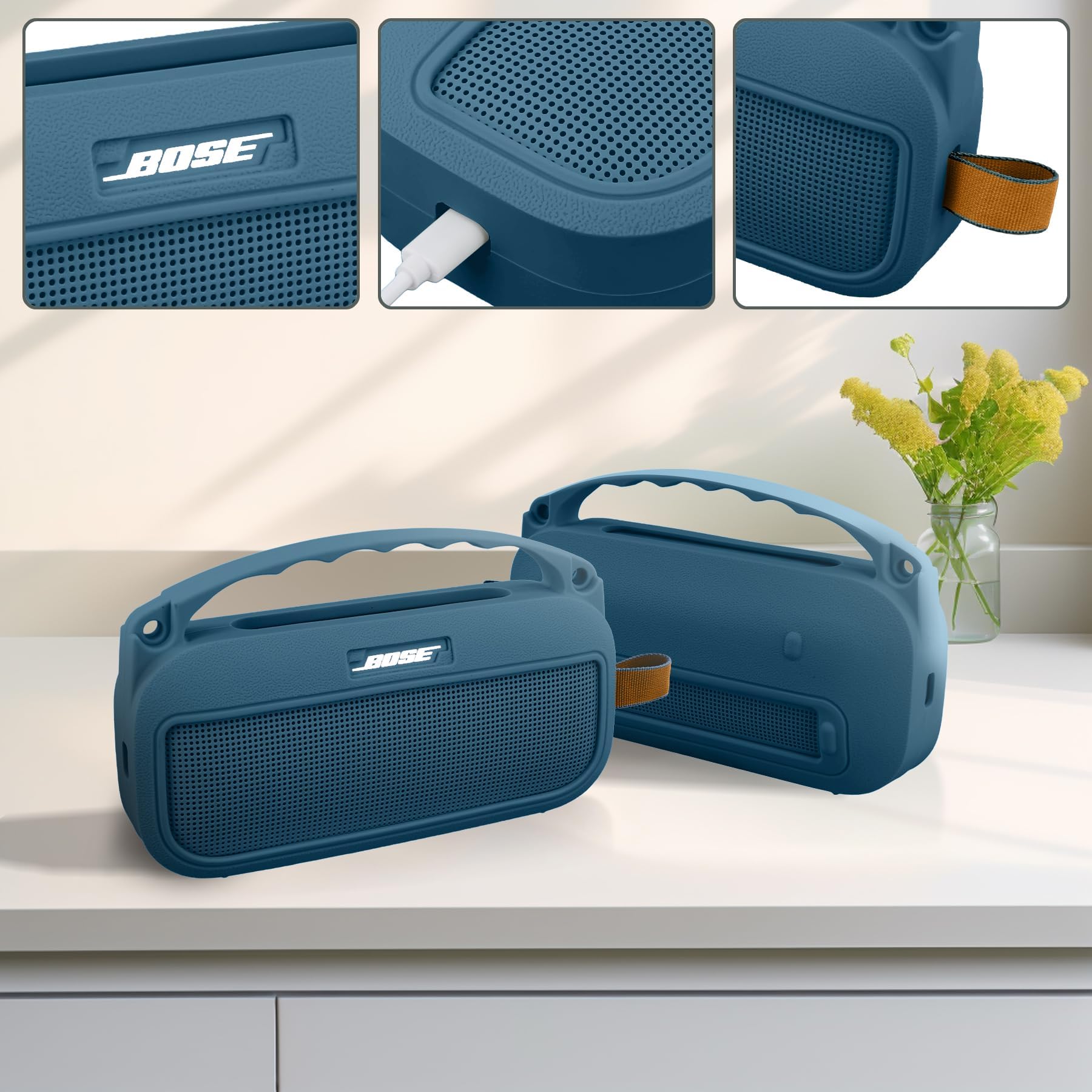 co2CREA Dur Étui de Voyage Rigide Housse Cas pour Bose SoundLink Flex (2nd Gen)/Flex Bluetooth Speaker(boîte Seule,Case Only)
