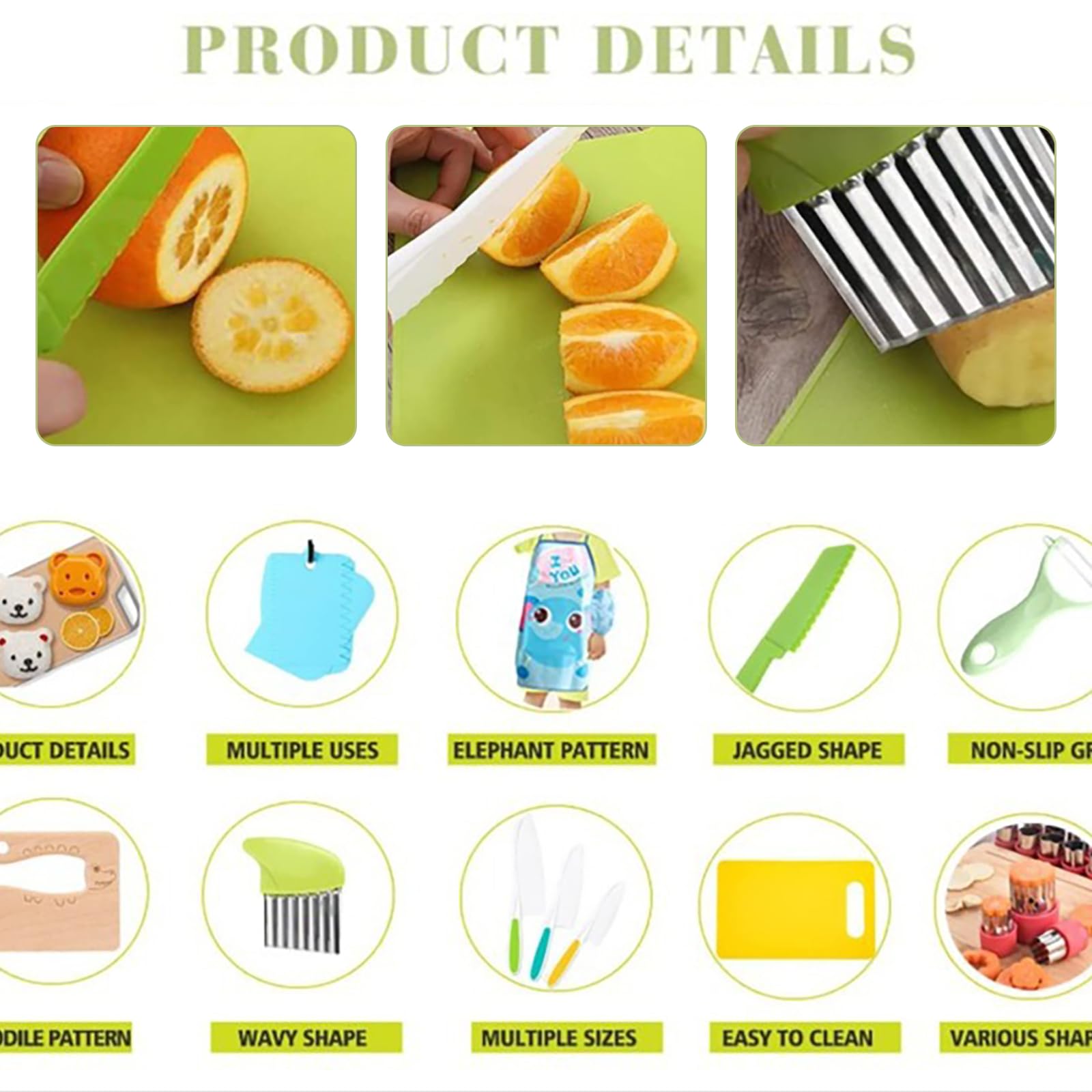 28 Pièces Couteau Enfant, Ustensiles Cuisine Enfant, couteaux à découper, planche à découper et éplucheur, etc. Kit de cuisine pour la vraie cuisine pour garçons et filles