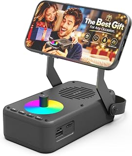 Phone Companion Speaker with Phone Stand, RGB Light, AUX&TF Play