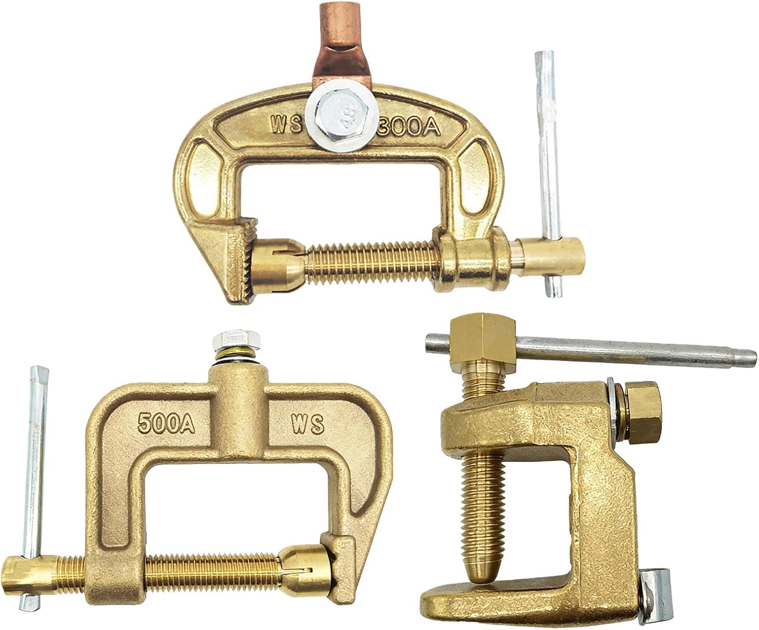 Welding Electrode Holder Power Metal Grounding Work Clamp Replacement Ground Earth for Equipment
