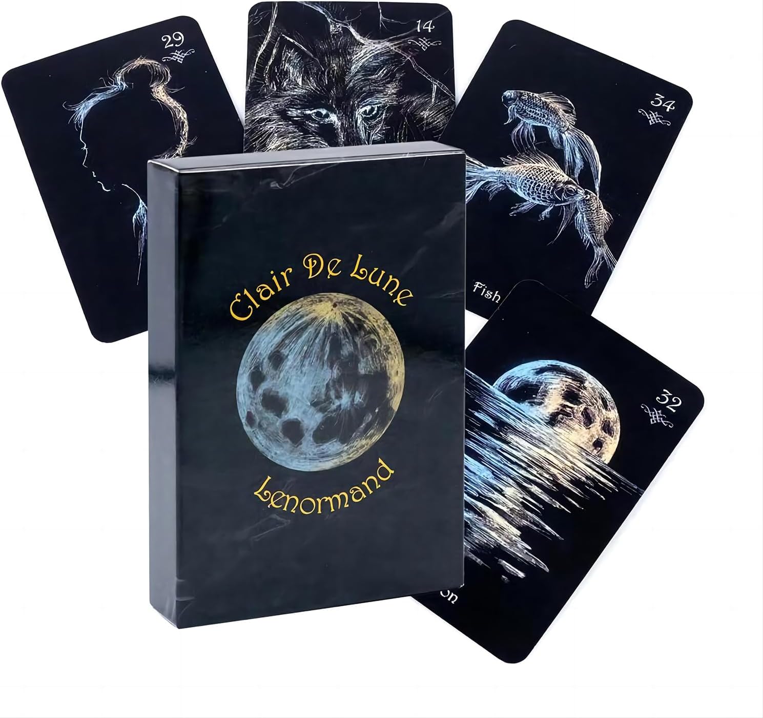 Clair De Lune Lenormand Tarot Cards, A Unique and Whimsical Deck