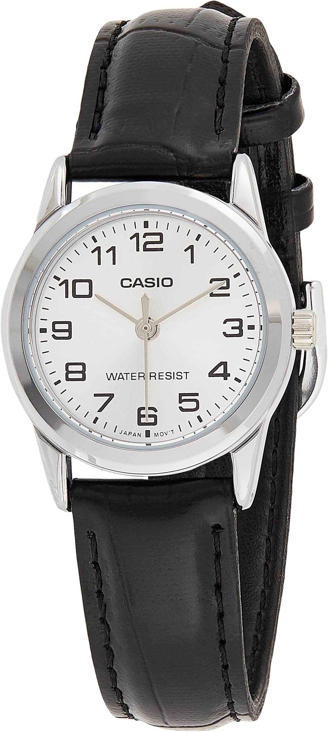 Casio LTPV001GL7BUDF Women's Watch Analogue Leather Black Quartz