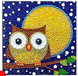 TINY FUN DIY 5D Diamond Painting Kits for Kids Art Painting Kits with Wooden Frames for Ages 6-8 - 1