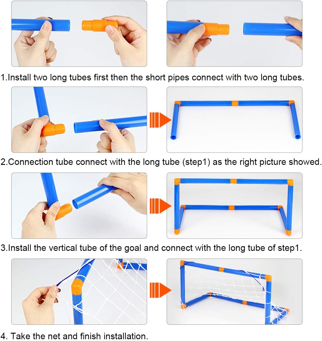 Kids Hover Soccer Ball Set, Rechargeable Air Soccer Fun Toys with 2 Goals, LED Light and Foam Bumper for Boys Girls Indoor Outdoor Games, Including an Inflatable Ball : Toys & Games